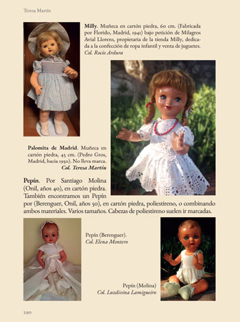 Mu&ntilde;ecas carton Pepin palomita libro