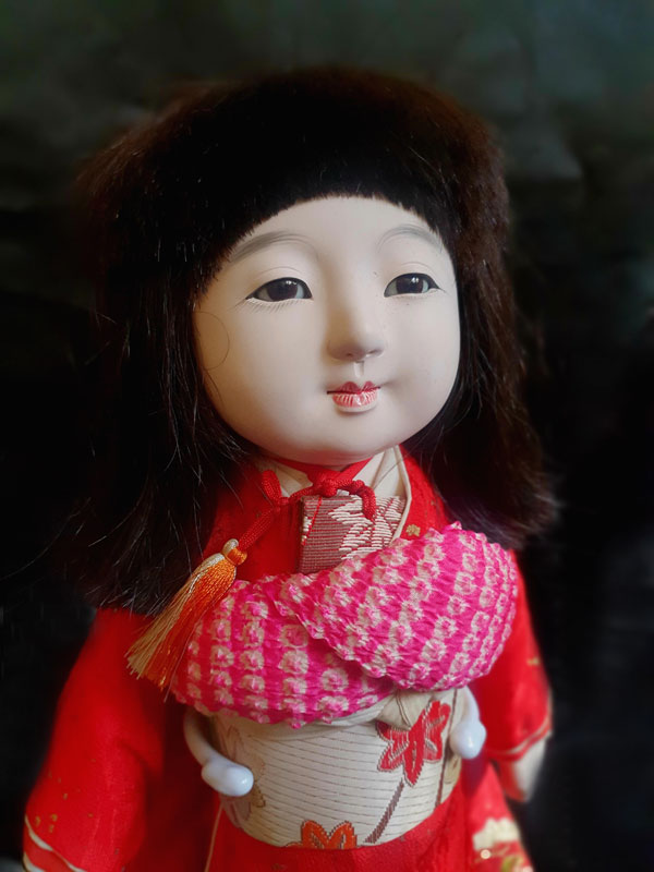 cara de muñeca ichimatsu con ojos de cristal colección venta