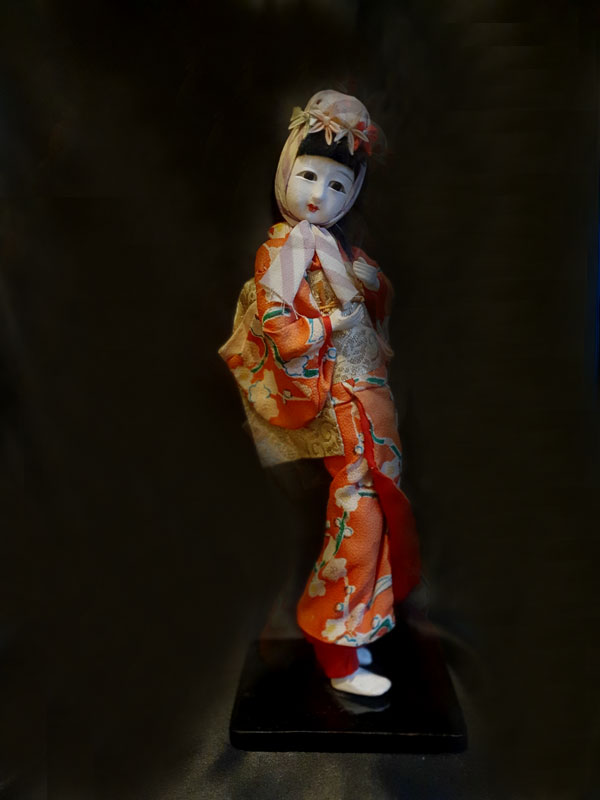 muñeca Geisha antigua procedente de Japón pieza excepcional