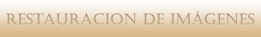 Restauracion Imagenes Religiosas