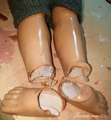 RESTAURACION CELULOIDE MUÑECO