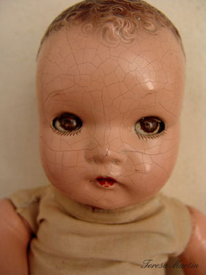 restauracion de MUÑECO CRAQUELADO