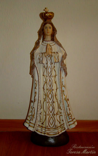 RESTAURACION FIGURA VIRGEN 