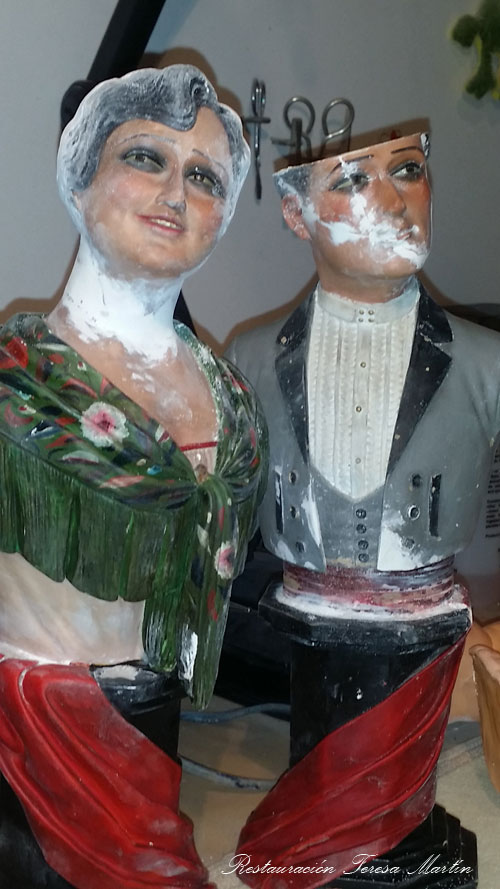 RESTAURACION FIGURAS BARRO TERRACOTA