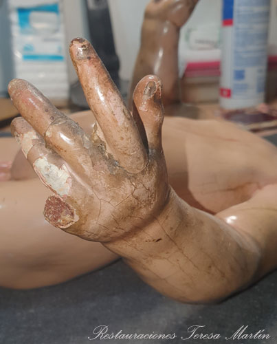 figuras de madera restauracion