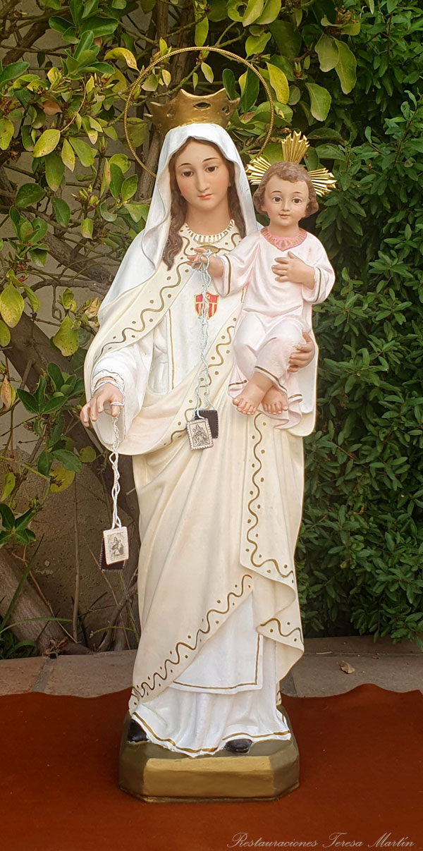 figura religiosa restaurada