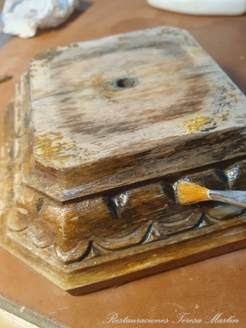 restaurar bases de madera santos