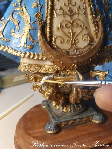 restauracion virgenes resina