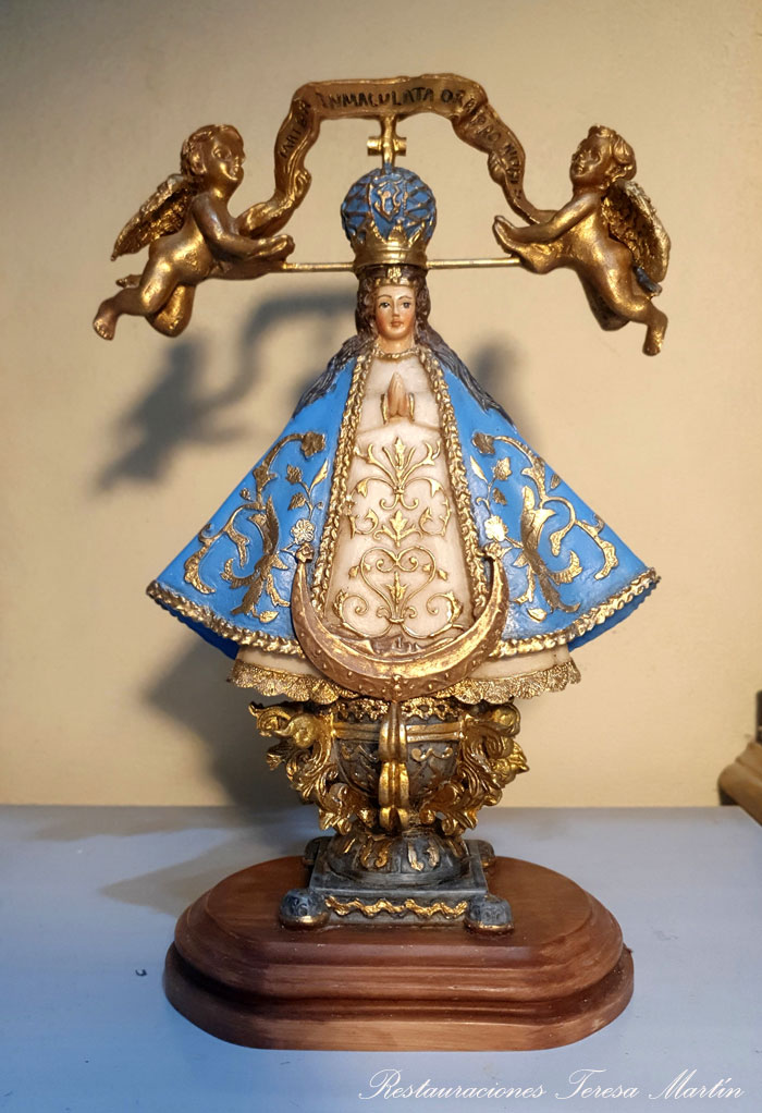 restauracion figuras resina