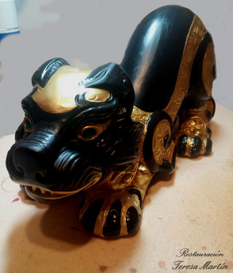 RESTAURACION FIGURA DRAGON