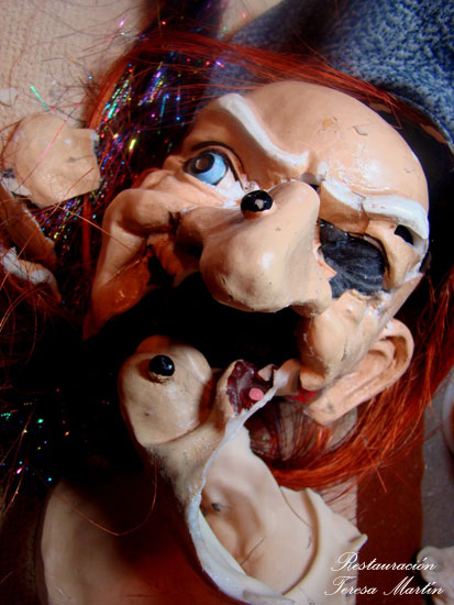 RESTAURACION FIGURA RESINA