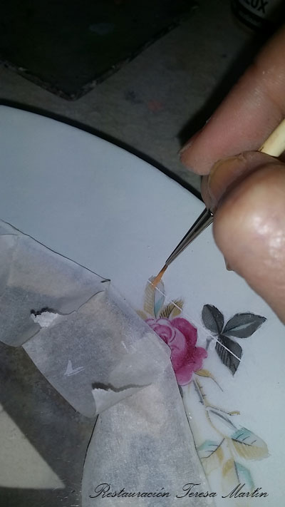 como pintar figuras porcelana