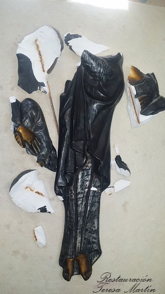 COMO RESTAURAR FIGURAS YESO