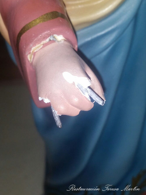 REPARACION FIGURAS ESCAYOLA